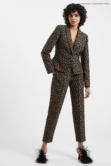 French Connection Estella Jacquard Trousers (196028) | SGD 172