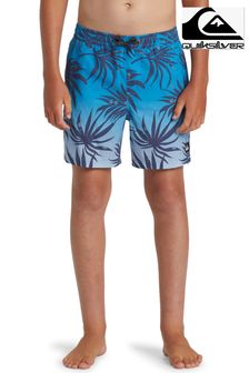 Quiksilver Boys Blue Youth Gradient Leaf Print Swim Shorts (196134) | NT$1,490
