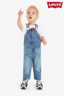 Levi's® Baby Mädchen Denim-Latzhose mit Tasche im Herzdesign (196178) | 39 €