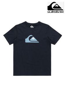 Quiksilver Jungen T-Shirt mit Logo, Marineblau (196232) | 25 €