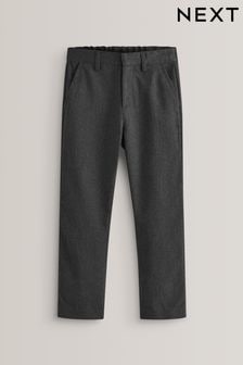 Grey Slim Waist School Formal Straight Trousers (3-17yrs) (196745) | $14 - $27