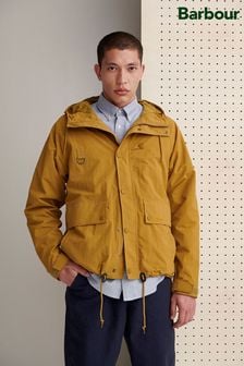 Barbour® Ochre Yellow Showerproof Hooded Utility Spey Jacket (197142) | AED1,395