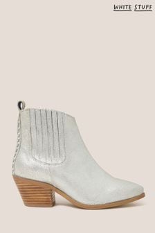 White Stuff Natural Cherry Leather Ankle Boots (197299) | 136 €