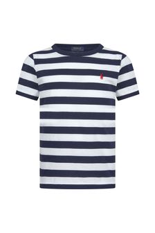 Boys Navy Cotton T-shirt (197508) | NT$1,630 - NT$1,820