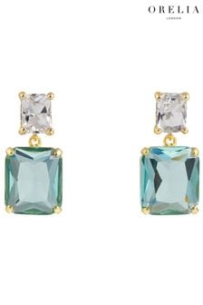 Orelia London Gold Plated Statement Crystal Double Drop Earrings (197594) | kr805