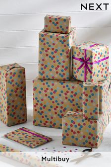 Multi Spots 10 Metre Wrapping Paper (197691) | ₪ 19