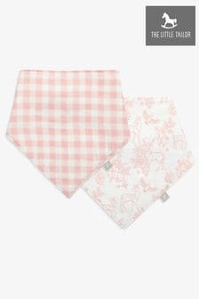 The Little Tailor Baby 2 Pack Muslin Printed Bibs (198801) | €13
