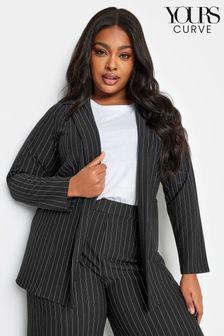 Yours Curve Limited Pinstripe Blazer