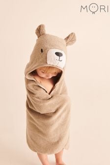 MORI Kids Natural Animal Bear Hooded Towel (198930) | 16,060 Ft