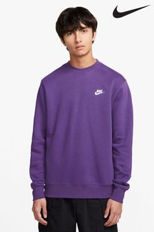Nike Violet Purple Club Crew Sweatshirt (199438) | 84 €