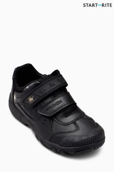 Start-Rite Tarantula Spider Black Leather School Shoes - Standard Fit (199532) | ₪ 228