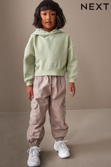Green Cropped Hoodie (3-16yrs) (199722) | AED53 - AED77