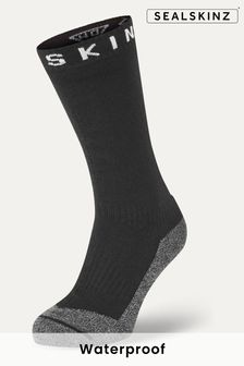 Sealskinz Nordelph Waterproof Warm Weather Soft Touch Mid Length Black Socks (199787) | HK$391