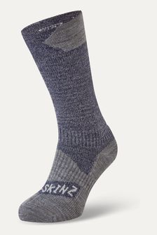 Голубой - Непромокаемые носки средней длины Sealskinz Raynham All Weather (199807) | €50