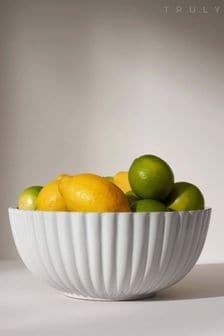 Truly Grey Large Fluted Serving Bowl (1GA840) | €25