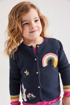Cardigan à motif personnage lapin (3 mois - 7 ans)