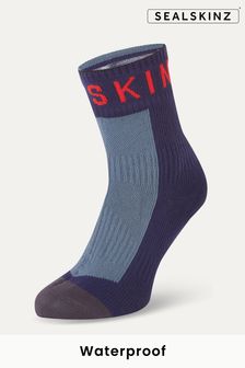 Синій - Водонепроникні зелені шкарпетки Sealskinz Mautby для теплої погоди до щиколотки з гідростопом (200394) | 1 664 ₴