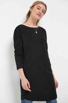 Robe t-shirt décontractée à manches longues