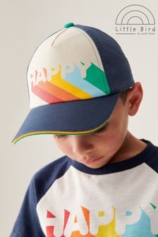 Little Bird by Jools Oliver Navy Happy Rainbow Baseball Cap (200726) | $16 - $19