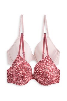 Lot de deux soutiens-gorge invisibles Holly à bonnets emboîtants légèrement rembourrés