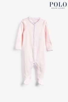 Costum întreg pentru bebeluși Polo Ralph Lauren roz (201249) | 367 LEI