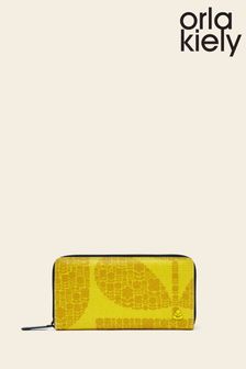 Orla Kiely Yellow Forget Me Not Wallet (201457) | $124