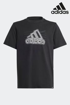 adidas Black Sportswear Table Growth Graphic T-Shirt (201650) | OMR7