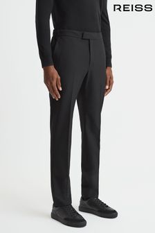 Черный - Свободные брюки с поясом на завязке Reiss Found (201979) | €164