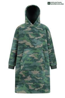 Mountain Warehouse Kids Snug Borg Lined Hooded Blanket