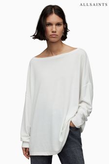 AllSaints White Off The Shoulder Rita Top (202241) | €65