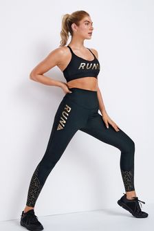 Foil Print Next Active Sports Tummy Control High Waisted Full Length Sculpting Leggings (202844) | €17.50