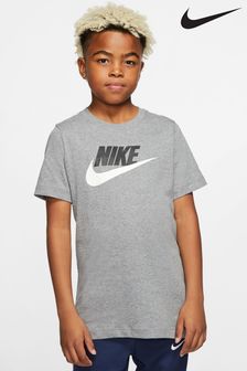 Grau - Nike T-Shirt mit Futura-Logo (204635) | 24 €