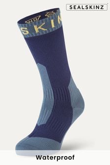 Sealskinz Blue Hoveton Waterproof Sherpa Fleece Socks (204894) | 305 zł