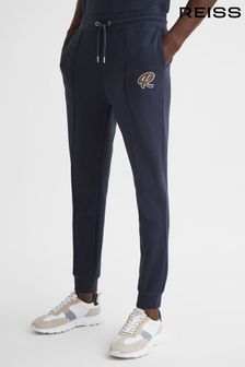 Reiss Airforce Blue Premier Logo Drawstring Loungewear Joggers (204917) | €70