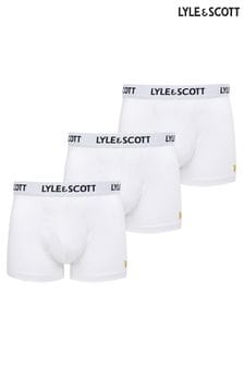 Lyle & Scott White Core Underwear Trunks Three Pack (205060) | ₪ 140