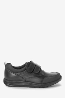 Черный - Школьные кожаные туфли с двумя ремешками (205290) | 884 грн - 1 149 грн