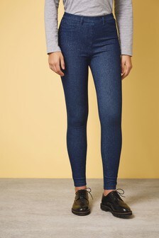 Legging en jean en jersey