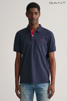 Blau - GANT Poloshirt mit Kragen in Kontrastfarbe (206227) | 125 €