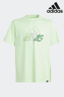 adidas Green Sportswear Table Illustrated Graphic T-Shirt (206685) | KRW27,800