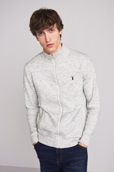 Marl Zip Neck Jumper