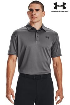 Under Armour Grey/Black Under Armour Grey/Black Golf Tech Polo Shirt (208508) | kr493