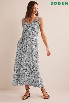 Трикотажное платье макси с V-образным вырезом Boden (208609) | €70