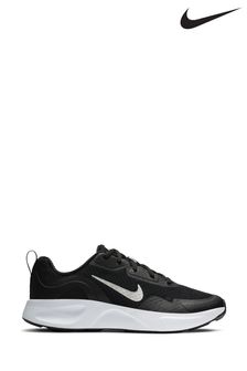 Nike Black/White Wearallday Youth Trainers (208658) | ₪ 210
