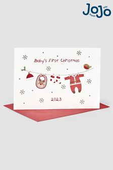 JoJo Maman Bébé My First Christmas 2023 Card (208760) | NT$140