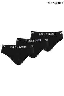 Lyle & Scott Black Core Briefs 3 Pack