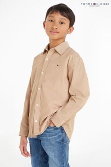 otroška srajca naravne barve iz rebrastega žameta Tommy Hilfiger (209402) | €28 - €34