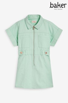 Baker by Ted Baker Green Denim Dress