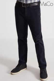 M&Co Blue Cord Trousers (20Z545) | 43 €