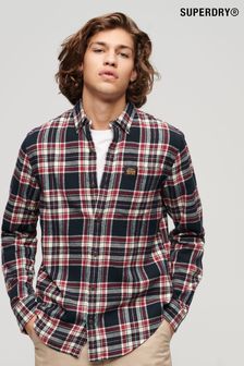 Superdry Red Long Sleeve Cotton Lumberjack Shirt (210055) | €72
