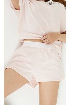 B by Ted Baker Carved Cotton Towelling Shorts